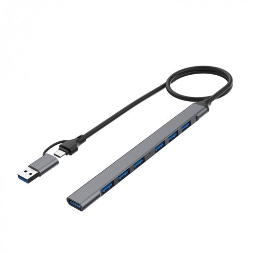 Onten OT-UCA9702 Station d'accueil HUB multifonctionnelle portable 2 en 1 à 7 ports SO9503294-04