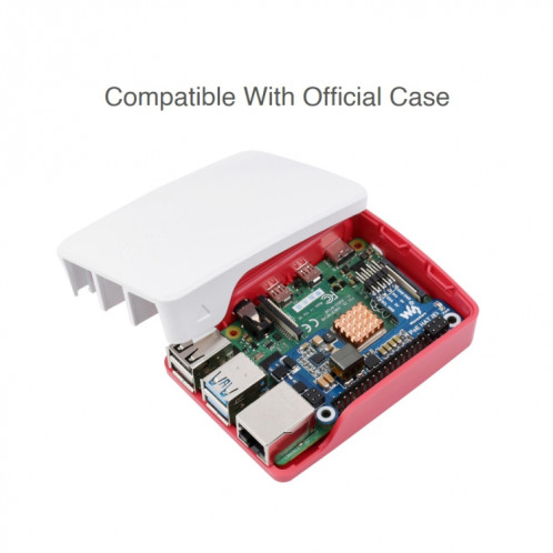 Chapeau Power over Ethernet Waveshare pour Raspberry Pi 3B+/4B SW9555551-09