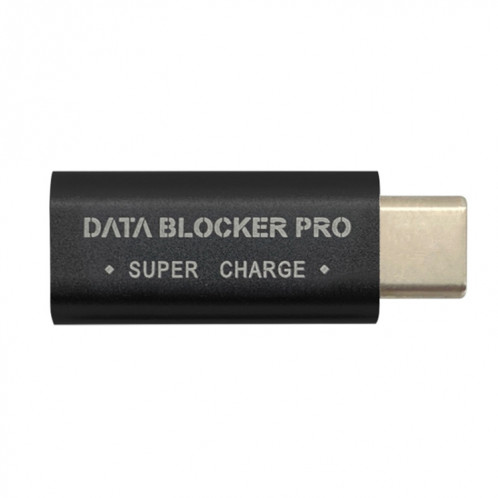 GE07 USB-C / Type-C Data Blocker Connecteur de charge rapide (Noir) SH601A1485-06