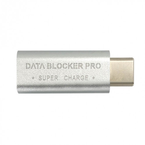 GE07 USB-C / Type-C Data Blocker Connecteur de charge rapide (Argent) SH601C1086-06