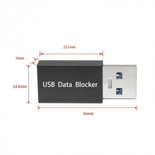 Connecteur de charge du bloqueur de données USB GEM02 (or rose) SH901D403-05