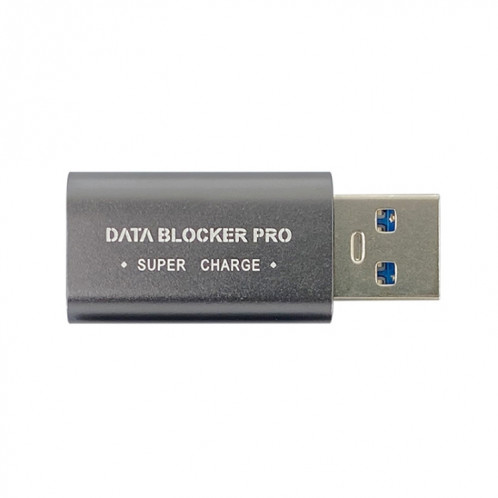 Connecteur de charge rapide du bloqueur de données USB GE06 (gris) SH201B217-04