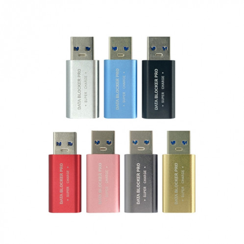 Connecteur de charge rapide du bloqueur de données USB GE06 (gris) SH201B217-04