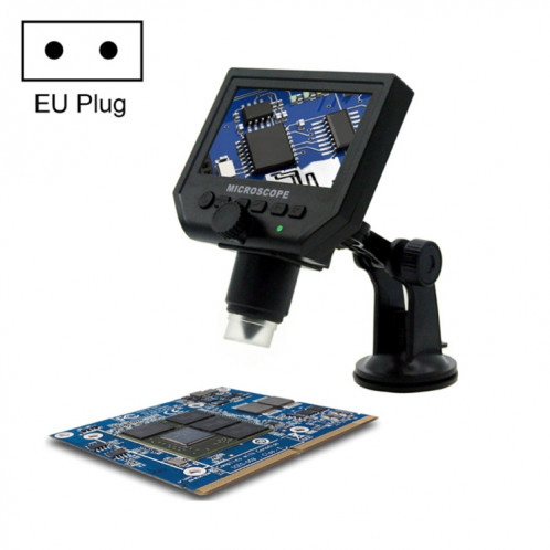 G600 600X 3.6MP Microscope numérique portable à écran LCD HD de 4,3 pouces, prise: SH2801805-09