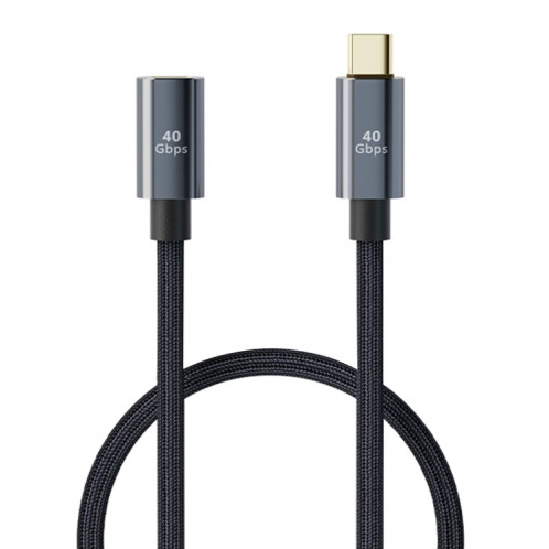 Câble d'extension USB4.0 40 Gbps Type-C mâle à femelle, longueur : 0,5 m SH4102727-06
