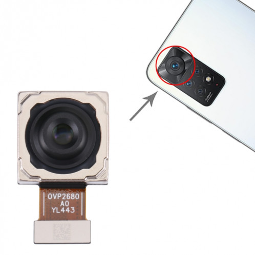 Pour Xiaomi Redmi Note 11 Pro Chine/11i/Note 11 Pro 5G/Note 11 Pro 4G/Note 11E 4G/Note 11 Pro + 5G Inde Caméra arrière SH67091468-05