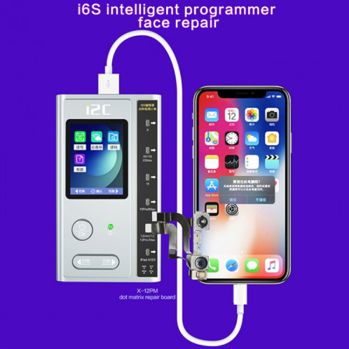 Ensemble de programmeur intelligent i2C i6S (couleur d'origine + batterie + carte de test matricielle) SH01891759-07