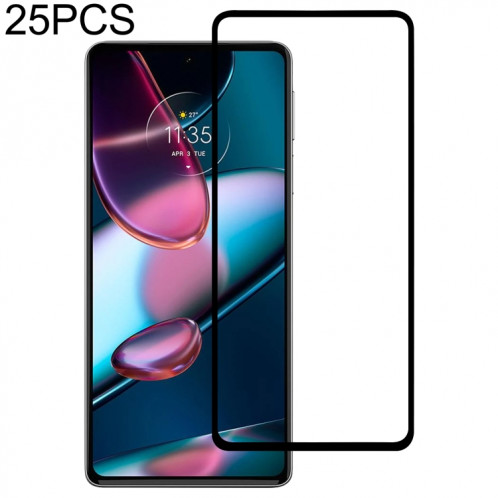 Pour Motorola Edge 30 Pro 5G/Edge + 5G UW/Edge 2022 Film de verre trempé plein écran 25 pièces SH97011671-07