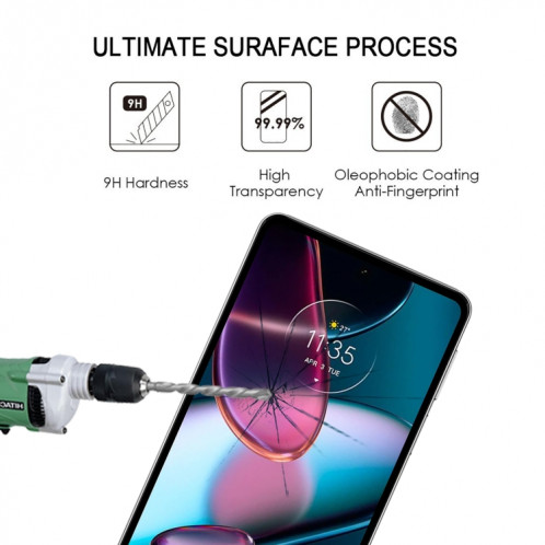 Pour Motorola Edge 30 Pro 5G/Edge + 5G UW/Edge 2022 Film de verre trempé plein écran 25 pièces SH97011671-07