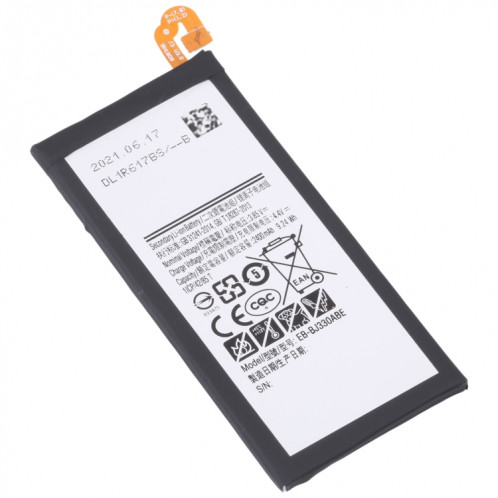 Pour Samsung Galaxy J3 2017 SM-J330 2400mAh EB-BJ330ABE Remplacement de la batterie SH49161074-04