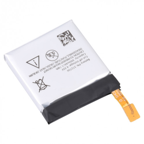 Pour Ticwatch 1 46MM 300mAh 372726 Remplacement de la batterie SH49701061-04