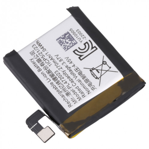 Pour Huami Amazfit GTS 4 mini 270mAh PL472023 Remplacement de la batterie SH4973585-04