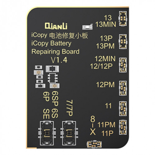 Pour iPhone 6 13 Pro Max Qianli iCopy Plus 2.2 programmeur de détection de réparation, modèle : module de batterie SQ1604754-07