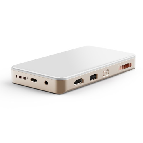 S90 DLP Android 9.0 1 Go + 8 Go 4K Mini projecteur intelligent WiFi, prise d'alimentation : prise AU (blanc) SH202B886-015