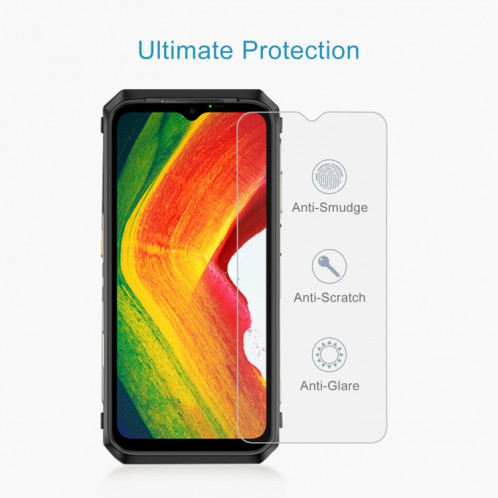 Pour Ulefone Power Armor 18 50pcs 0.26mm 9H 2.5D Film de verre trempé SH0801860-06