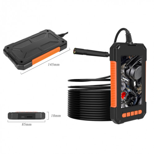 P40 8 mm HD Endoscope industriel à écran vertical intégré portable étanche, longueur : 10 m (câble) SH103A599-014