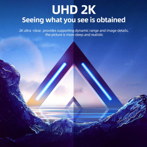 Adaptateur HDMI 2 en 1 2K 60Hz avec voyants lumineux SH13671419-05