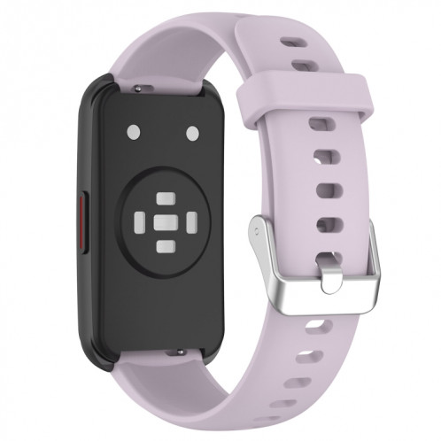 Pour Keep Band B4 Bracelet de montre en silicone à surface brillante de 16 mm (violet) SH901J1966-08