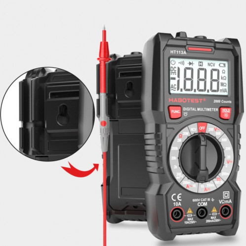 Multimètre numérique haute précision à plage automatique HABOTEST HT113C SH15521941-05