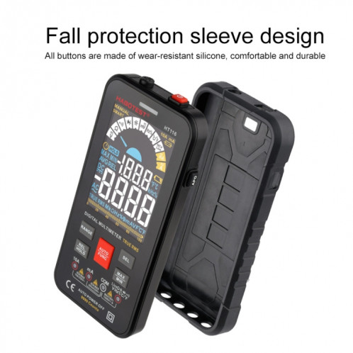 Multimètre numérique automatique intelligent à grand écran HABOTEST HT116 SH15531132-06