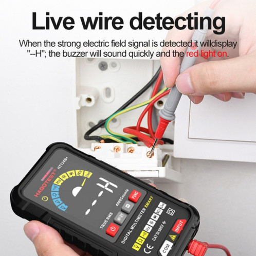 HABOTEST HT124A+ Mini multimètre haute précision à affichage numérique SH71021702-09