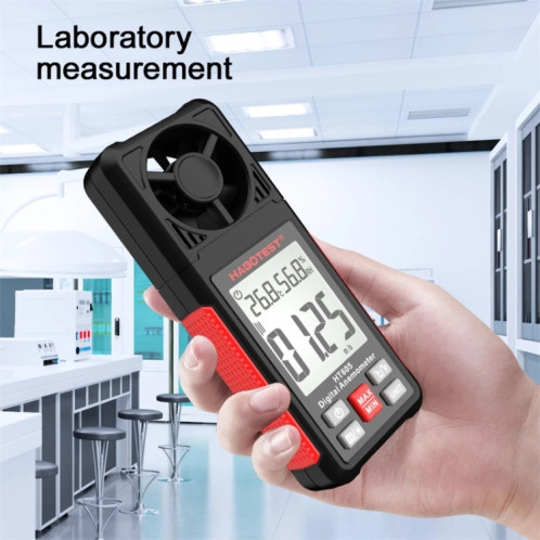 HABOTEST HT605 Testeur de vitesse du vent portable à affichage numérique intelligent SH1660991-012