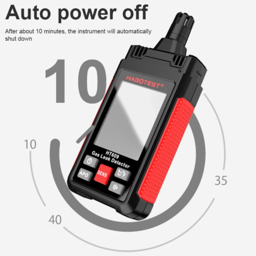 Détecteur de gaz combustible portable HABOTEST HT609 SH1678796-010