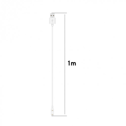 Pour le câble de charge magnétique de la montre intelligente Keep Band B4, longueur : 1 m (blanc) SH901A896-06