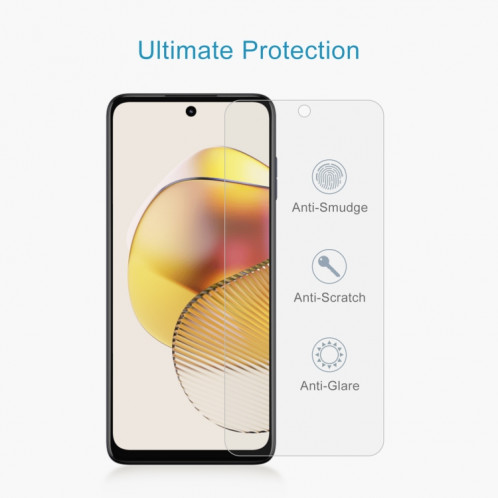 Pour Motorola Moto G73 10 pièces 0.26mm 9H 2.5D Film de Verre Trempé SH80041504-06