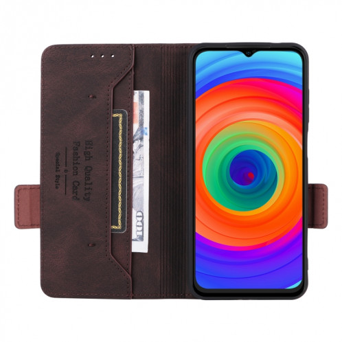 Pour étui de téléphone en cuir à fermoir magnétique Ulefone Note 14 (marron) SH009A138-06