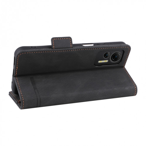 Pour étui de téléphone en cuir à fermoir magnétique Ulefone Note 14 (noir) SH009D1624-06