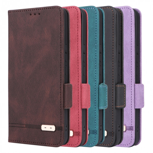 Pour étui de téléphone en cuir à fermoir magnétique Ulefone Note 14 (marron) SH009A138-06