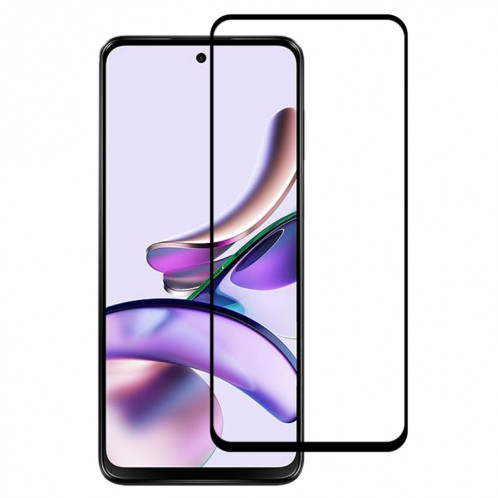 Pour Motorola Moto G13 Full Glue Full Cover Film de protection d'écran en verre trempé SH29031507-08