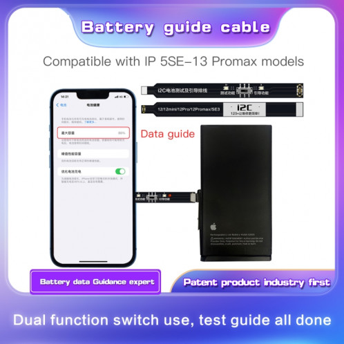 Pour iPhone 13 Pro / 13 Pro Max i2C Batterie Boot Strap Test Flex Cable SH46061976-06