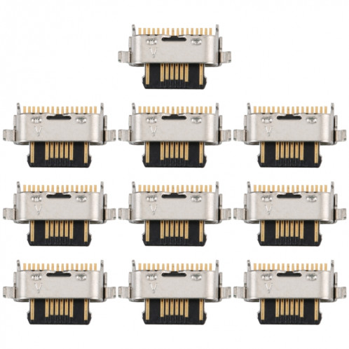 Pour Motorola Moto G10 / G20 / G30 / G10 Power 10pcs connecteur de port de charge SH37081491-04