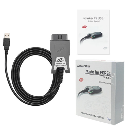 Outil de diagnostic de voiture Vgate Vlinker FS ELM327 USB OBD2 SV22161862-07