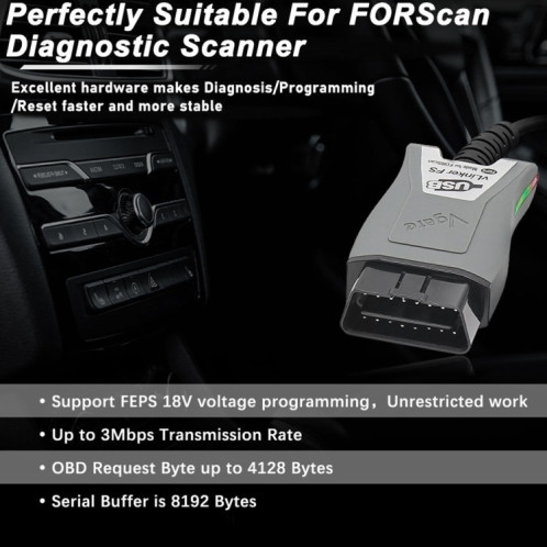 Outil de diagnostic de voiture Vgate Vlinker FS ELM327 USB OBD2 SV22161862-07