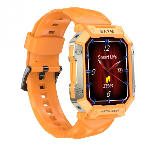 PG333 Montre de sport intelligente étanche de 1,91 pouce Prise en charge de la surveillance de la fréquence cardiaque / Surveillance de la pression artérielle (Orange) SH501B880-013