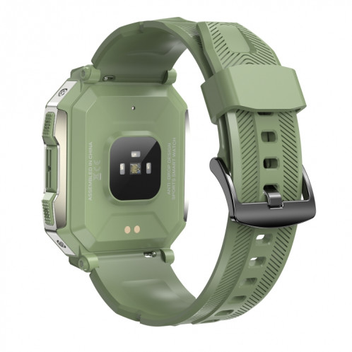 PG333 1,91 pouces Montre de sport intelligente étanche Prise en charge de la surveillance de la fréquence cardiaque / Surveillance de la pression artérielle (Vert) SH501C443-013