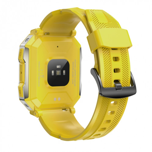 PG333 Montre de sport intelligente étanche de 1,91 pouce Prise en charge de la surveillance de la fréquence cardiaque / surveillance de la pression artérielle (jaune) SH501D1248-013