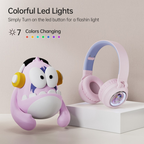Q1 Headphones Monster Kids Écouteurs Bluetooth supra-auriculaires (Bleu) SH601A1368-08