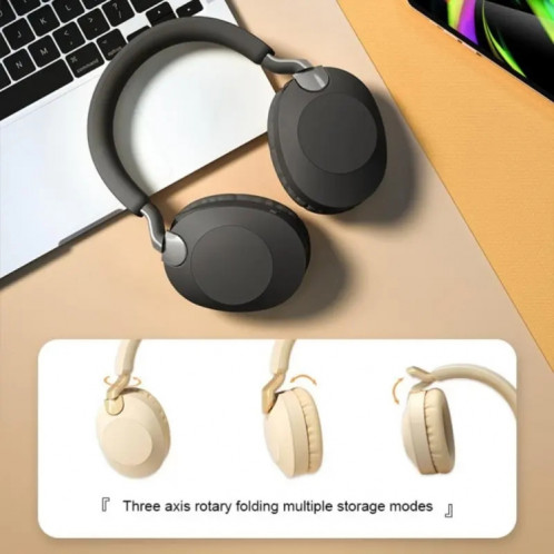 Casque de réduction de bruit pliable Bluetooth 5.1 sans fil B2 (noir) SH101B636-09