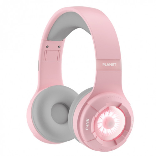 KE25 RGB Light Casque stéréo sans fil Bluetooth pour musique (rose) SH501B1274-08