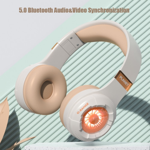 KE25 RGB Light Casque stéréo sans fil Bluetooth pour musique (vert) SH501E1796-08