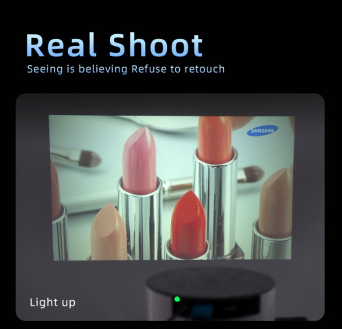 T2 800 x 480 Mini projecteur LED HD 1000 lumens, spécification : prise britannique SH3203842-09
