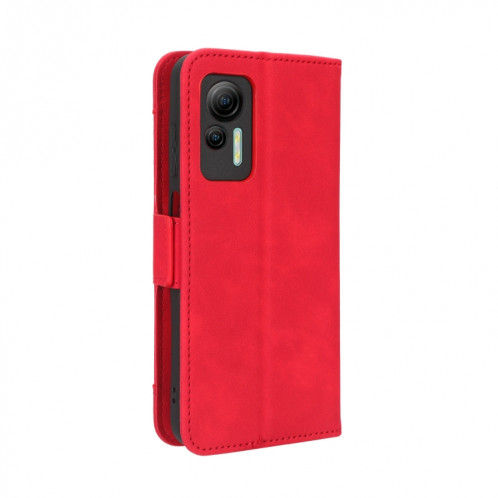 Pour Ulefone Note 14 Skin Feel Veau Texture Card Slots Étui de téléphone en cuir (rouge) SH529C600-07