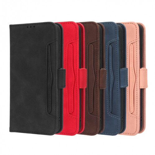 Pour Ulefone Note 14 Skin Feel Veau Texture Card Slots Étui de téléphone en cuir (Marron) SH529E179-07