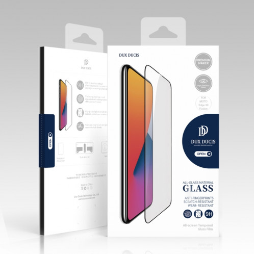 Pour Motorola Edge 30 Fusion 10 pièces DUX DUCIS 0.33mm 9H moyen alumine HD Film de verre trempé plein écran SD8801437-07