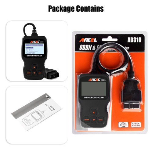 Ancel AD310 CAN OBD2 Outil de diagnostic de panne de moteur de voiture SH2589317-06
