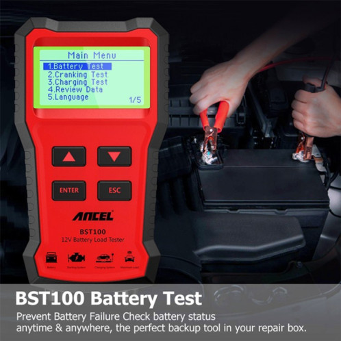 Testeur de batterie de voiture Ancel BST100 12V SH25921815-05